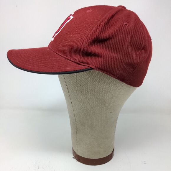 Steve & Barry's IU Indiana Hoosiers Strapback Hat Red 7 1/8 Embroidered Logo - Picture 5 of 10